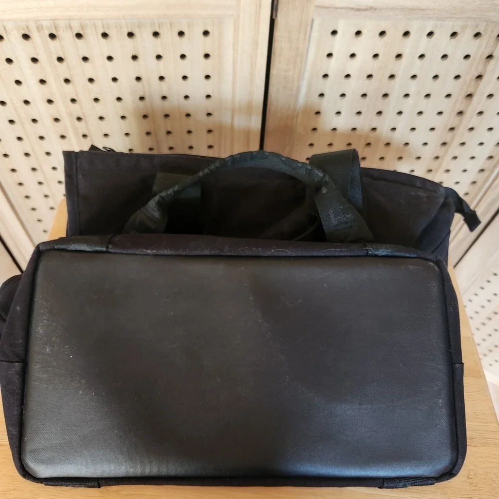 Wild One Black Pet Travel Carrier for Small Dog Pets 100%‎ cotton canvas